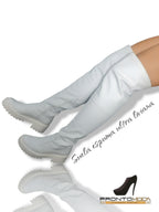 BOTA PLANA BLANCA